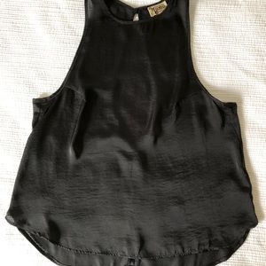 Show Me Your MuMu Open Back Tank Black Medium